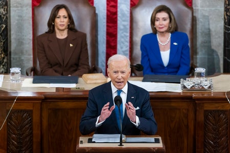 Kamala Harris, Joe Biden and Nancy Pelosi