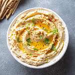 19. Hummus and Veggies